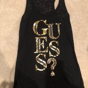GUESS RACERBACK TANK SIZE SMALL